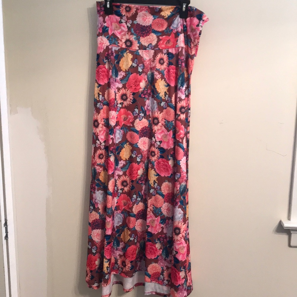 Lularoe asymmetrical hem skirt/dress size XL